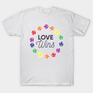 Pen and paper love wins gay T-Shirt